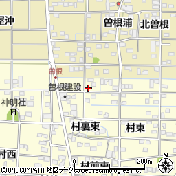 愛知県一宮市北方町曽根村東216周辺の地図