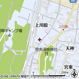 愛知県一宮市木曽川町里小牧上川原30-5周辺の地図