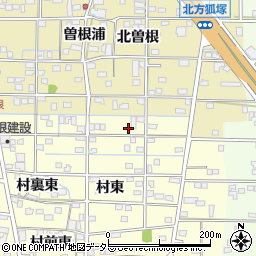 愛知県一宮市北方町曽根村東232周辺の地図