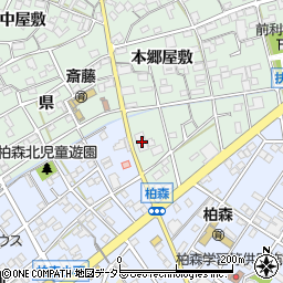 愛知県丹羽郡扶桑町斎藤本郷屋敷193周辺の地図