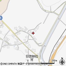 京都府綾部市上杉町八垣周辺の地図