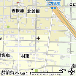 愛知県一宮市北方町曽根村東237周辺の地図