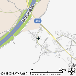 京都府綾部市上杉町奥大石周辺の地図