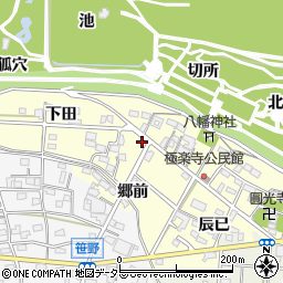 愛知県一宮市浅井町極楽寺郷前5周辺の地図
