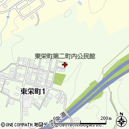 東栄町第二町内公民館周辺の地図