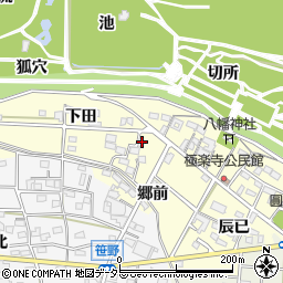 愛知県一宮市浅井町極楽寺郷前160周辺の地図