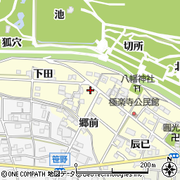 愛知県一宮市浅井町極楽寺郷前4周辺の地図