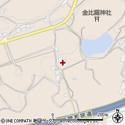 京都府綾部市七百石町（北久原）周辺の地図