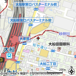 上島珈琲店 大船店周辺の地図