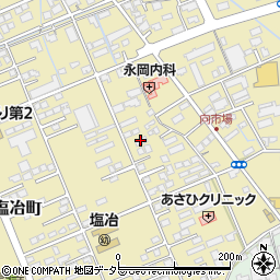 大賀荘周辺の地図