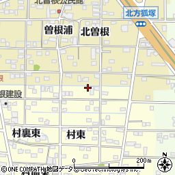 愛知県一宮市北方町曽根村東231周辺の地図