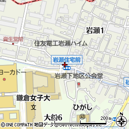 桜館周辺の地図
