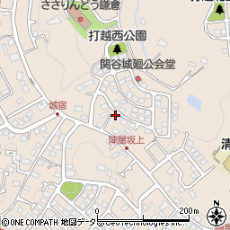 神奈川県鎌倉市城廻374-25周辺の地図