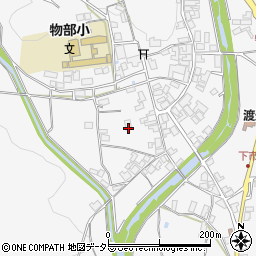 京都府綾部市物部町（南前田）周辺の地図