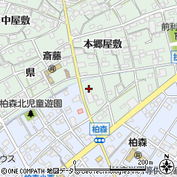 愛知県丹羽郡扶桑町斎藤本郷屋敷192周辺の地図