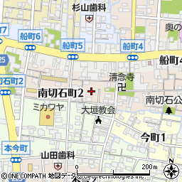 岐阜県大垣市南切石町周辺の地図