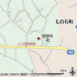 京都府綾部市上八田町高柳周辺の地図
