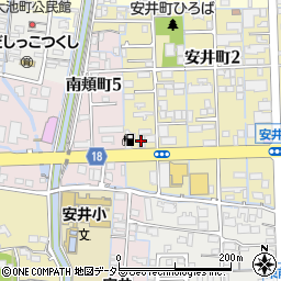 岐菱商事株式会社　車検センター周辺の地図