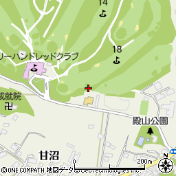 神奈川県茅ヶ崎市甘沼周辺の地図