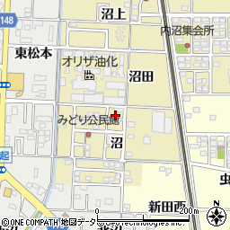 愛知県一宮市北方町北方沼2-32周辺の地図