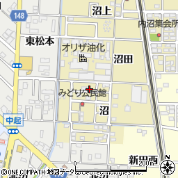 愛知県一宮市北方町北方沼2周辺の地図