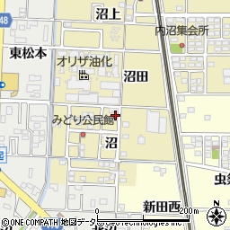 愛知県一宮市北方町北方沼2-36周辺の地図