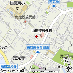 愛知県丹羽郡扶桑町高雄定松郷215周辺の地図