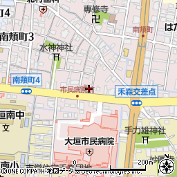 滋賀銀行大垣支店周辺の地図