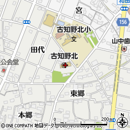 江南市役所　古知野北保育園周辺の地図