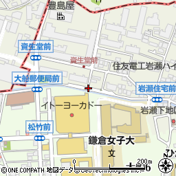 岩瀬こい公園周辺の地図