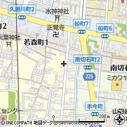 岐阜県大垣市南若森町585-1周辺の地図