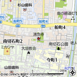 清念寺周辺の地図