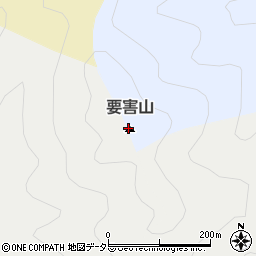 要害山周辺の地図