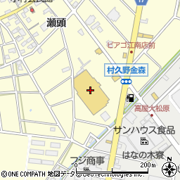 ビア・アピタ江南店ベルナール周辺の地図