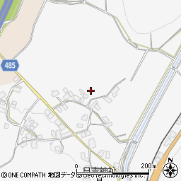 京都府綾部市上杉町土穴周辺の地図