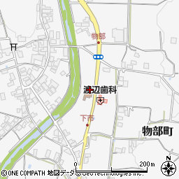 京都府綾部市物部町濁渕周辺の地図
