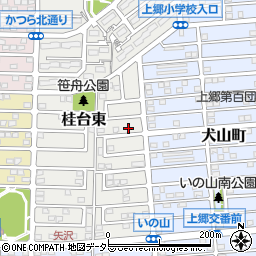 神奈川県横浜市栄区桂台東22-15周辺の地図