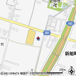 ホームプラザナフコ高島店駐車場周辺の地図