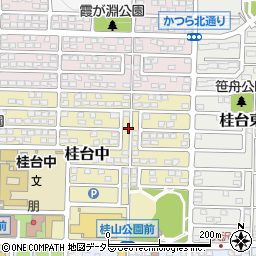 神奈川県横浜市栄区桂台中周辺の地図