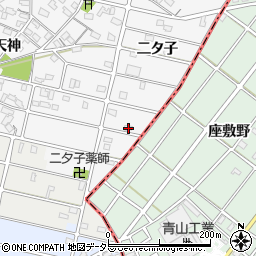 愛知県江南市和田町二タ子143周辺の地図