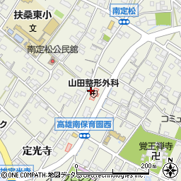 愛知県丹羽郡扶桑町高雄定松89周辺の地図