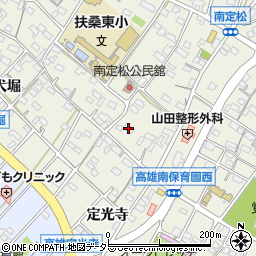 愛知県丹羽郡扶桑町高雄定松郷203周辺の地図