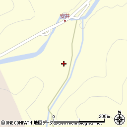 兵庫県養父市安井720周辺の地図