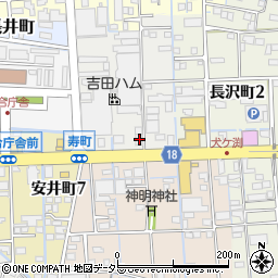 岐阜県大垣市寿町16周辺の地図