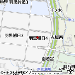 愛知県犬山市羽黒朝日4丁目周辺の地図