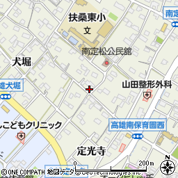 愛知県丹羽郡扶桑町高雄定松郷200周辺の地図