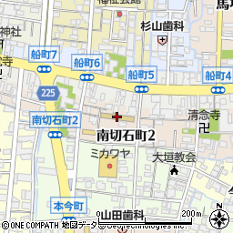 大垣市役所　ゆりかご保育園周辺の地図
