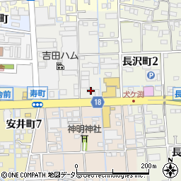 岐阜県大垣市寿町30周辺の地図