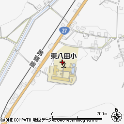 京都府綾部市上杉町（中嶋）周辺の地図
