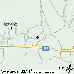 京都府綾部市上八田町舘ノ前周辺の地図